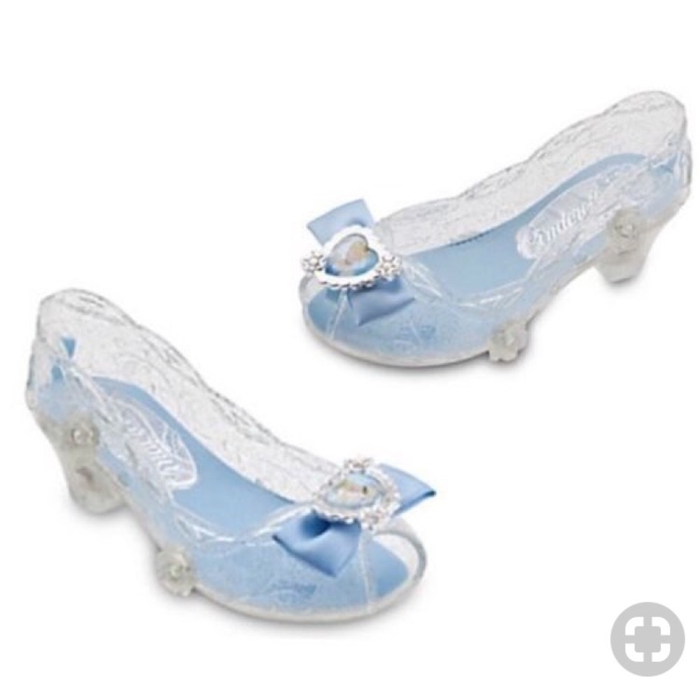 New Disney Store Cinderella Light-Up Shoes 11/12
